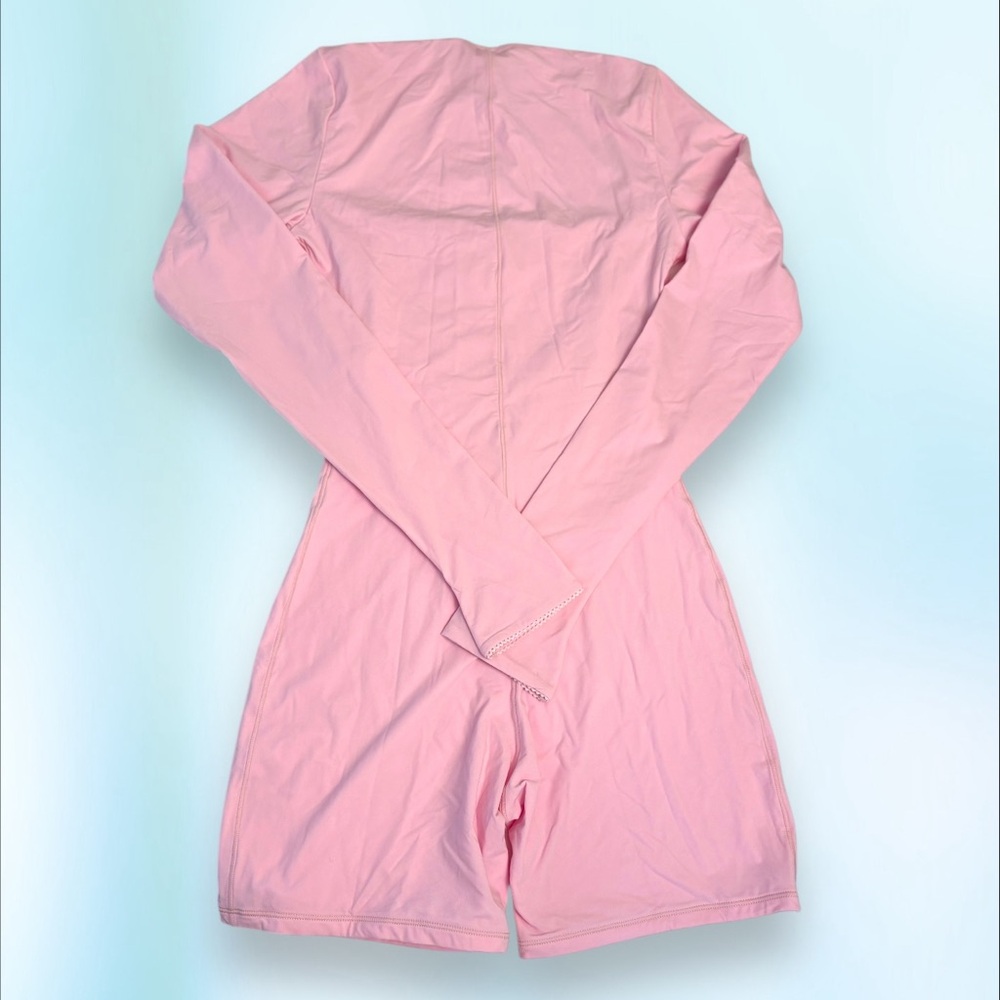 ˚.🎀༘⋆ SKIMS Fits Everybody Picot Long Sleeve Onesie | S | - Picture 9 of 9